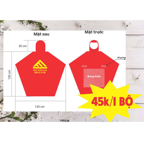 áo mưa khuyến mãi 001
