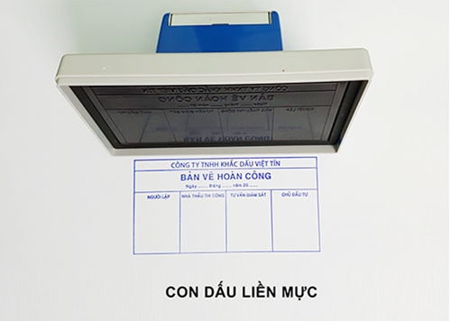 Khắc dấu bản vẽ hoàn công tại Hải Phòng