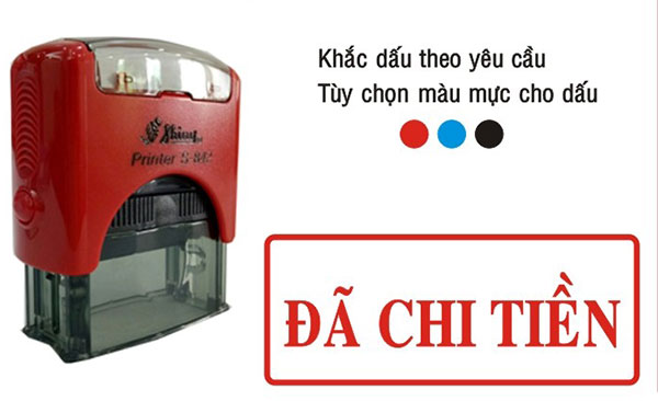 dấu đã chi tiền tại hải phòng