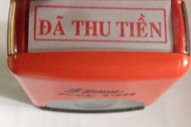 dấu đã thu tiền hải phòng