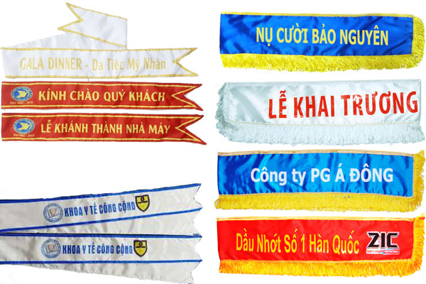 In dải băng đeo chéo tại Hải Phòng