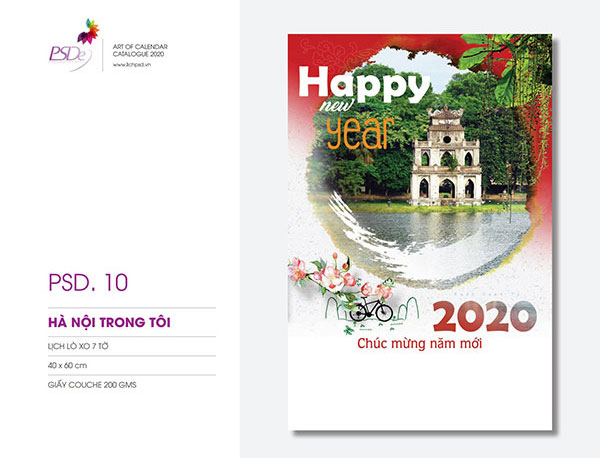Dịch vụ in lịch tết 2020 tại Hải Phòng