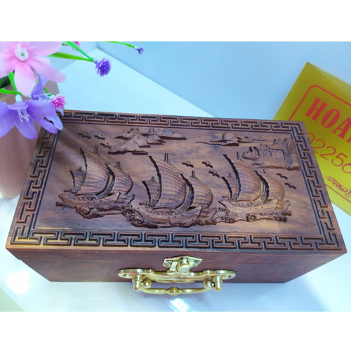 Hộp đựng dấu gỗ HG01