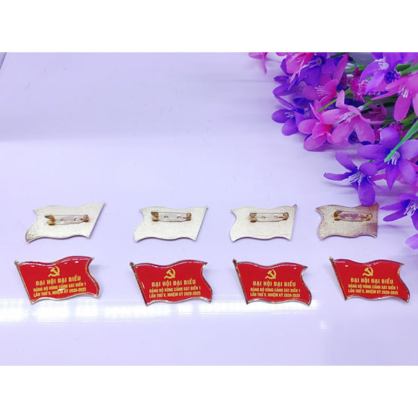 Huy hiệu lá cờ 2