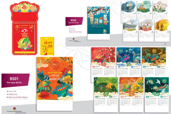 in lịch tết 2021 tại hải phòng