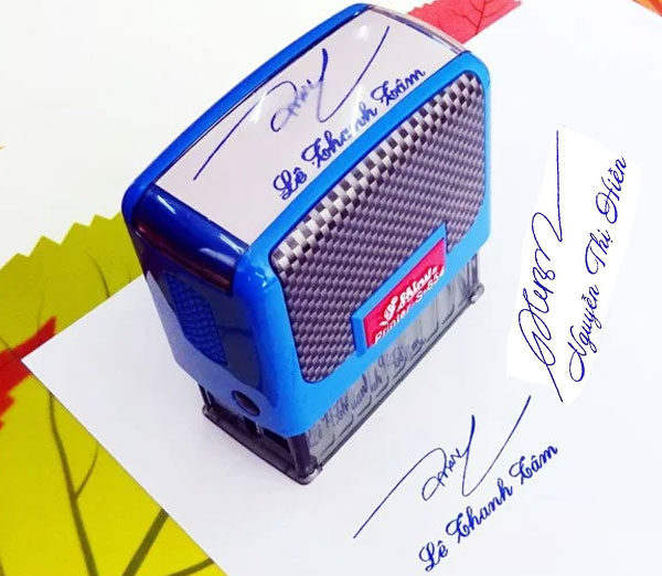 khắc dấu chữ ký đẹp ở hải phòng giá rẻ