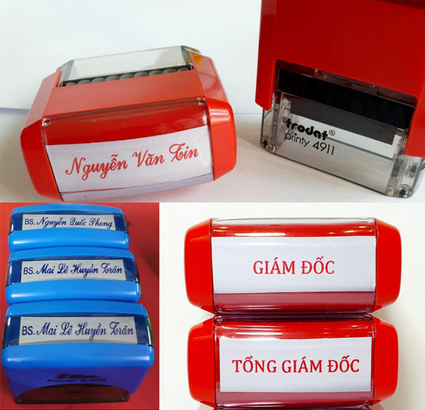 Sửa con dấu khi đóng dấu bị mờ như thế nào