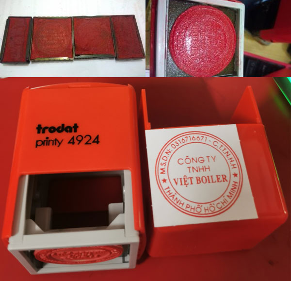 cách sửa con dấu khi đóng dấu bị mờ