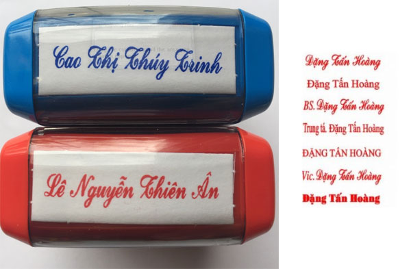 cần làm gì khi khắc dấu tên cá nhân