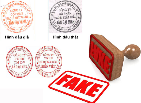Cách nhận biết con dấu giả đơn giản cho bạn