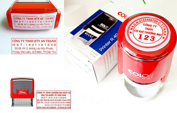 Sự khác nhau giữa con dấu tròn và con dấu vuông