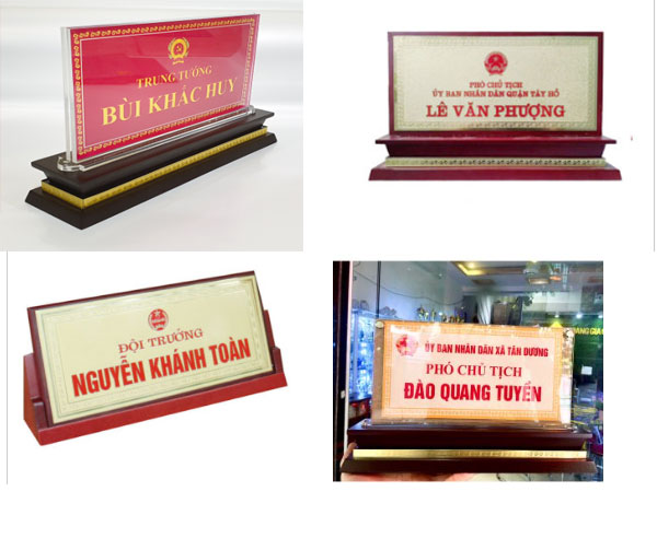 làm biển chức danh tại hải phòng