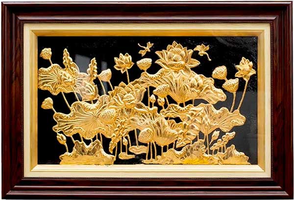 một số mẫu tranh mạ vàng mừng tân gia