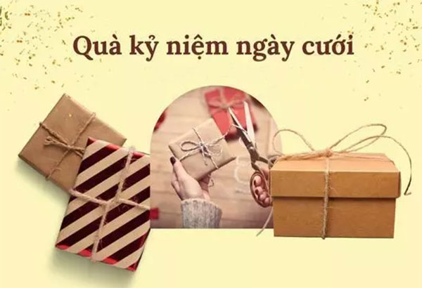 quà tặng kỷ niệm người cưới cho vợ chồng