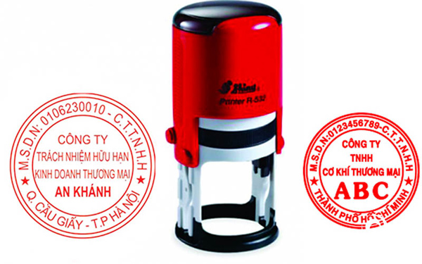 Dấu tròn công ty bị lỗi hỏng và cách xử lý