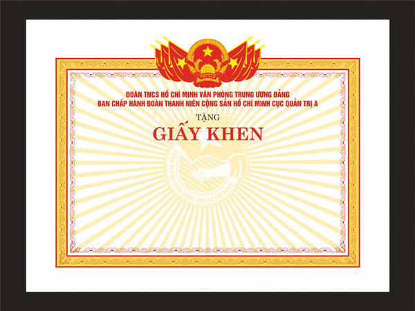 Xưởng in bằng khen tại Hải Phòng